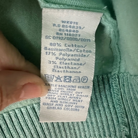 Boden turquoise blue cardigan, size 8 - Picture 3 of 4